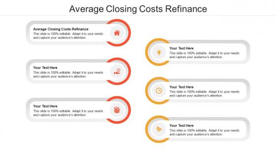 Average closing costs refinance ppt powerpoint presentation model graphics design cpb
