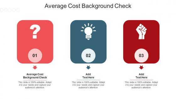 Average Cost Background Check Ppt Powerpoint Presentation Diagram Lists Cpb