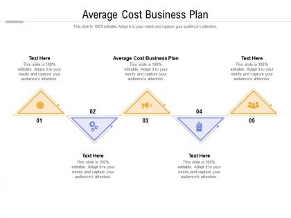 Average cost business plan ppt powerpoint presentation file designs download cpb