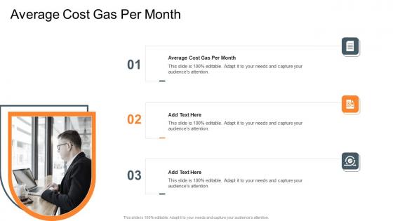 Average Cost Gas Per Month In Powerpoint And Google Slides Cpb