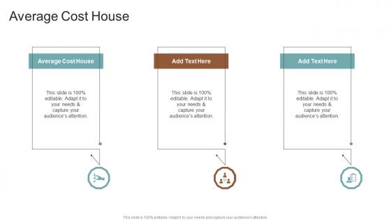 Average Cost House In Powerpoint And Google Slides Cpb
