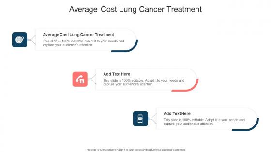 Average Cost Lung Cancer Treatment In Powerpoint And Google Slides Cpb