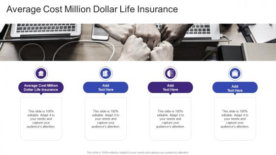 Average Cost Million Dollar Life Insurance In Powerpoint And Google Slides Cpb