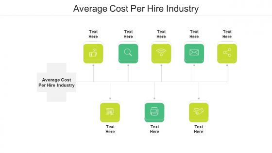 Average cost per hire industry ppt powerpoint presentation show slide cpb