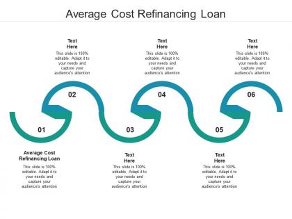Average cost refinancing loan ppt powerpoint presentation infographic template skills cpb