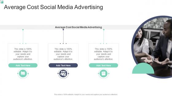 Average Cost Social Media Advertising In Powerpoint And Google Slides Cpb
