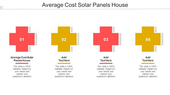 Average Cost Solar Panels House Ppt Powerpoint Presentation Inspiration Guidelines Cpb