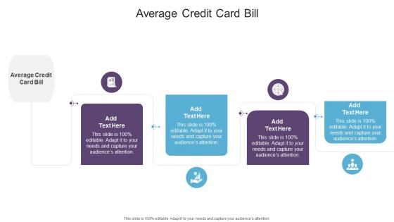 Average Credit Card Bill In Powerpoint And Google Slides Cpb