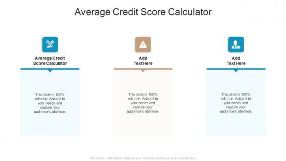 Average Credit Score Calculator In Powerpoint And Google Slides Cpb