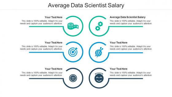 Average data scientist salary ppt powerpoint presentation picture cpb