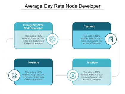 Average day rate node developer ppt powerpoint presentation icon show cpb
