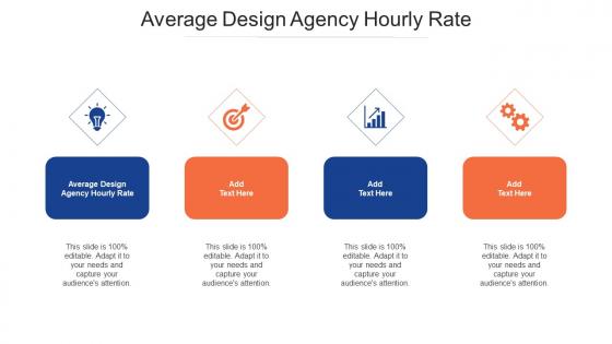 Average Design Agency Hourly Rate Ppt Powerpoint Presentation Summary Vector Cpb