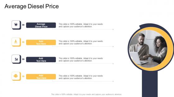Average Diesel Price In Powerpoint And Google Slides Cpb