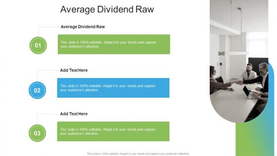 Average Dividend Raw In Powerpoint And Google Slides Cpb
