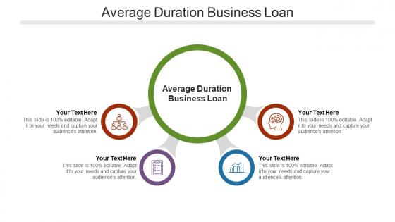 Average duration business loan ppt powerpoint presentation professional inspiration cpb