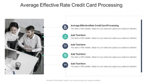 Average Effective Rate Credit Card Processing In Powerpoint And Google Slides Cpb