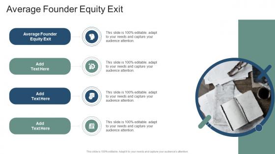 Average Founder Equity Exit In Powerpoint And Google Slides Cpb
