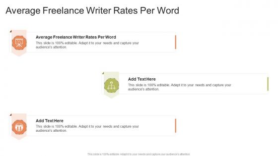 Average Freelance Writer Rates Per Word In Powerpoint And Google Slides Cpb