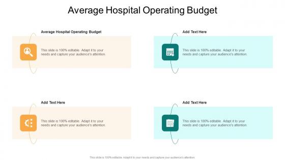 Average Hospital Operating Budget In Powerpoint And Google Slides Cpb