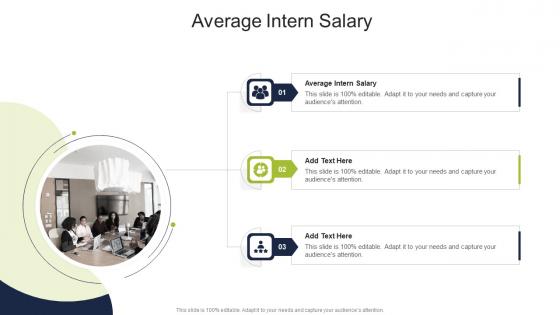 Average Intern Salary In Powerpoint And Google Slides Cpb