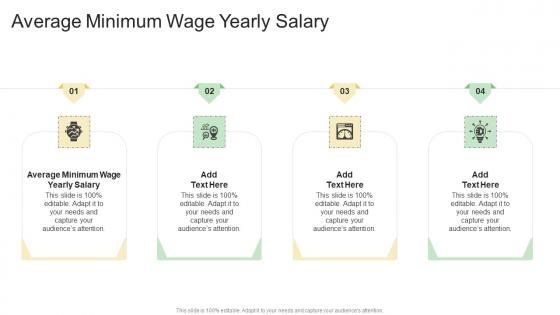 Average Minimum Wage Yearly Salary In Powerpoint And Google Slides Cpb