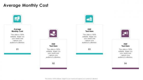 Average Monthly Cost In Powerpoint And Google Slides Cpb