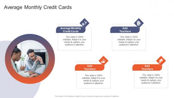 Average Monthly Credit Cards In Powerpoint And Google Slides Cpb