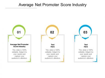 Average net promoter score industry ppt powerpoint presentation file example topics cpb