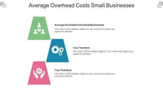 Average Overhead Costs Small Businesses Ppt PowerPoint Presentation Summary Aids Cpb