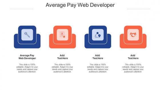 Average Pay Web Developer Ppt Powerpoint Presentation Pictures Visual Aids Cpb