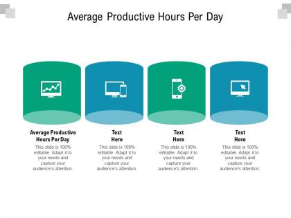 Average productive hours per day ppt powerpoint presentation icon microsoft cpb