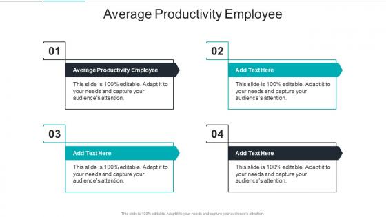Average Productivity Employee In Powerpoint And Google Slides Cpb