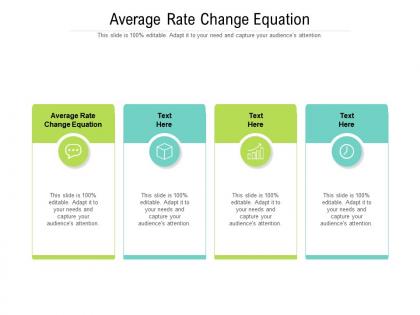 Average rate change equation ppt powerpoint presentation ideas graphics cpb