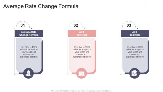 Average Rate Change Formula In Powerpoint And Google Slides Cpb