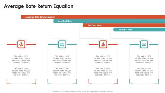 Average Rate Return Equation In Powerpoint And Google Slides Cpb