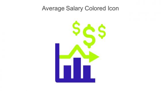 Average Salary Colored Icon In Powerpoint Pptx Png And Editable Eps Format