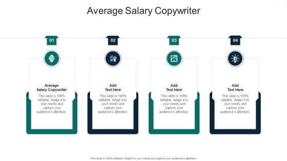 Average Salary Copywriter In Powerpoint And Google Slides Cpb