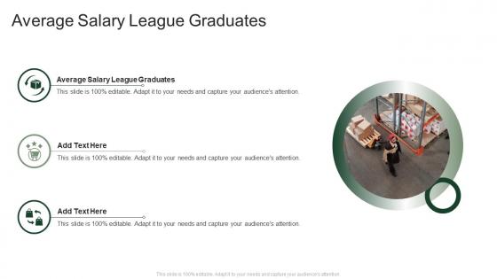 Average Salary League Graduates In Powerpoint And Google Slides Cpb