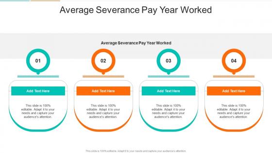 Average Severance Pay Year Worked In Powerpoint And Google Slides Cpb