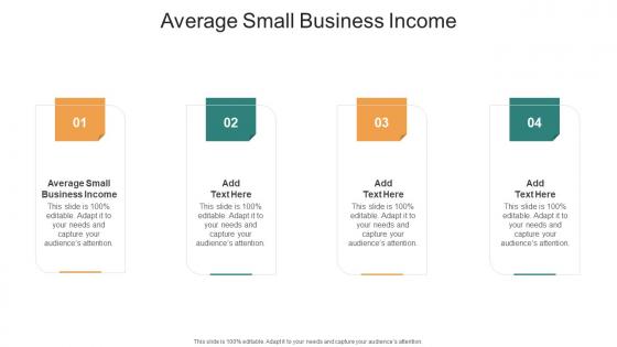 Average Small Business Income In Powerpoint And Google Slides Cpb