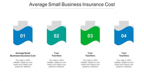 Average Small Business Insurance Cost Ppt PowerPoint Presentation Portfolio Visual Aids Cpb