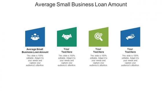 Average small business loan amount ppt powerpoint presentation gallery graphics tutorials cpb