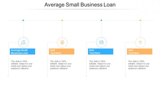 Average Small Business Loan Ppt Powerpoint Presentation Icon Shapes Cpb