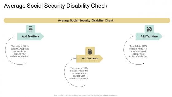 Average Social Security Disability Check In Powerpoint And Google Slides Cpb