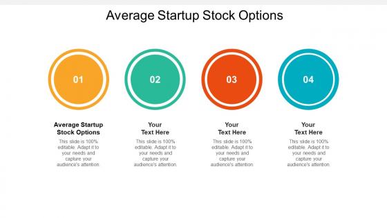 Average startup stock options ppt powerpoint presentation styles infographic template cpb