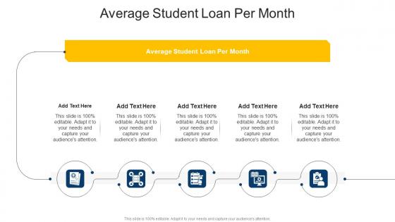 Average Student Loan Per Month In Powerpoint And Google Slides Cpb