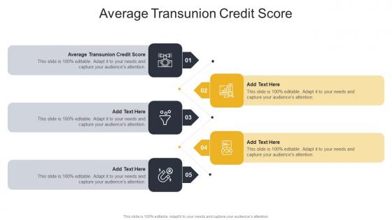 Average Transunion Credit Score In Powerpoint And Google Slides Cpb