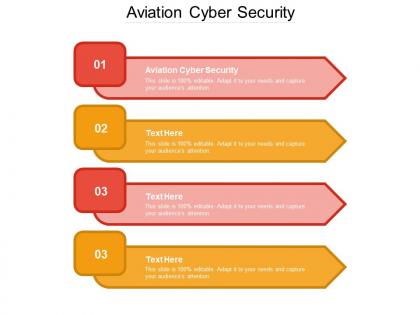 Aviation cyber security ppt powerpoint presentation icon images cpb