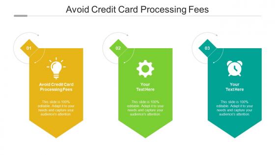 Avoid credit card processing fees ppt powerpoint presentation infographics sample cpb
