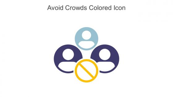 Avoid Crowds Colored Icon In Powerpoint Pptx Png And Editable Eps Format